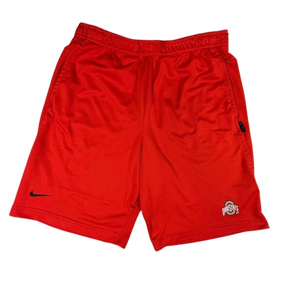 Nike Dri Fit On Field Ohio State Shorts Mens Size Small Red - Picture 1 of 9